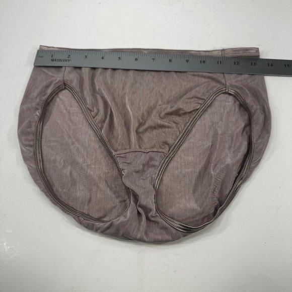 Vanity Fair Women's Size 8 XL Panty Brief Hi Cut Light Brown New Without Tags - Picture 4 of 6